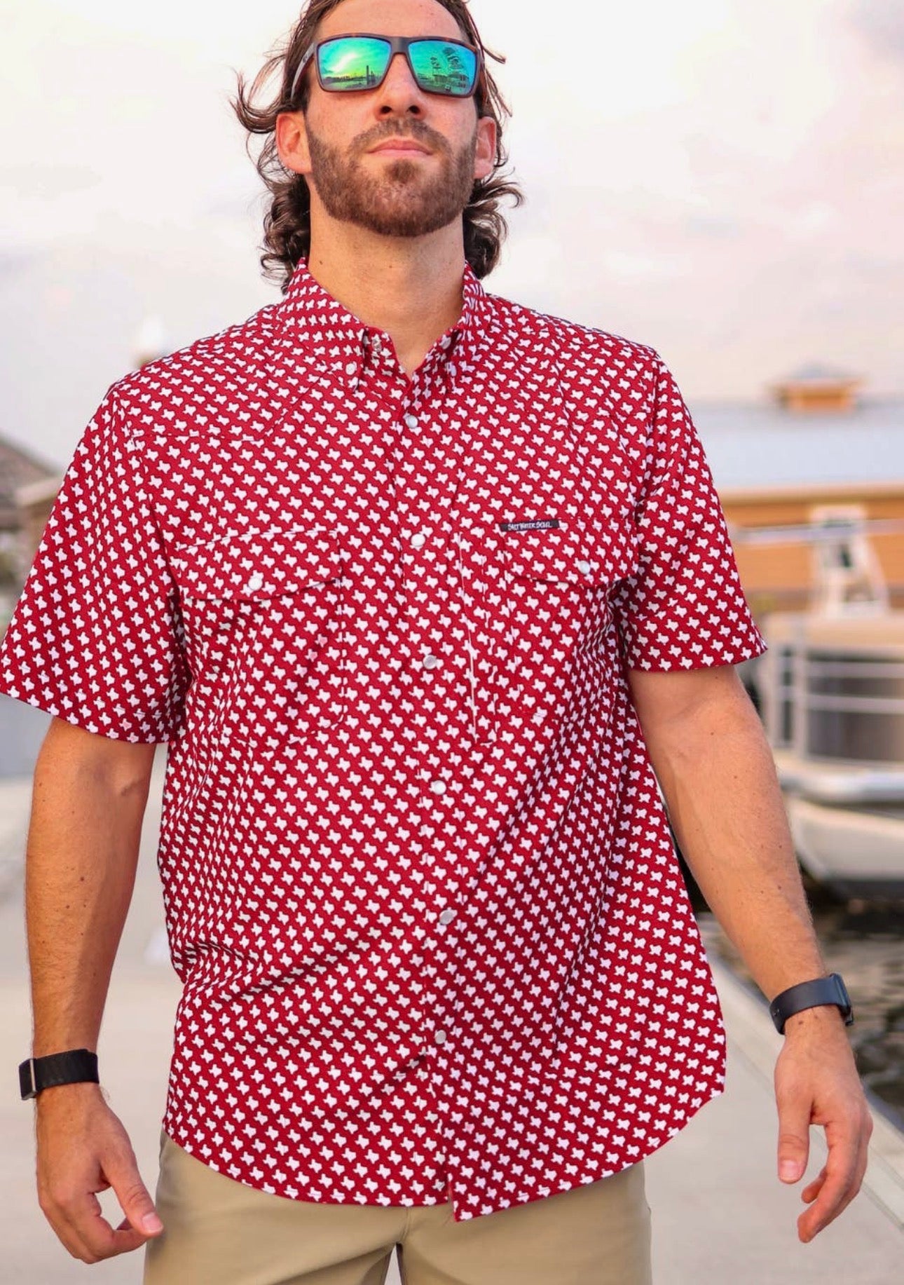 The Houston Pearl Snap Fishing Shirt