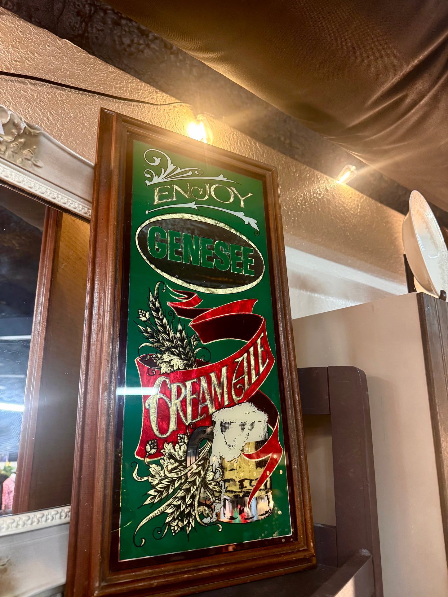 1970s Genesee Cream Ale Mirror