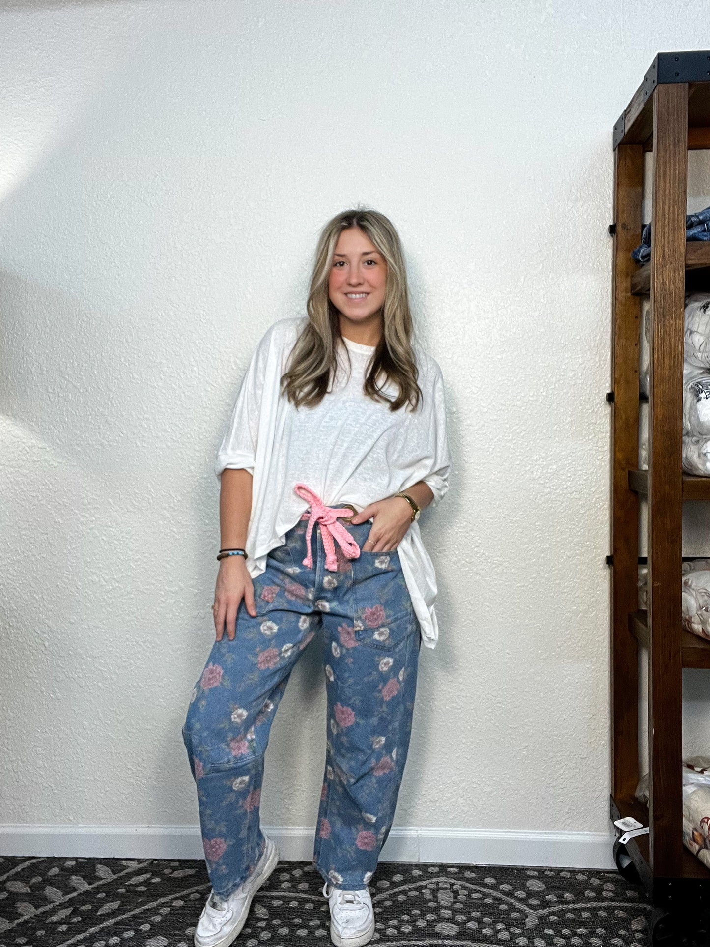 Floral Light Denim