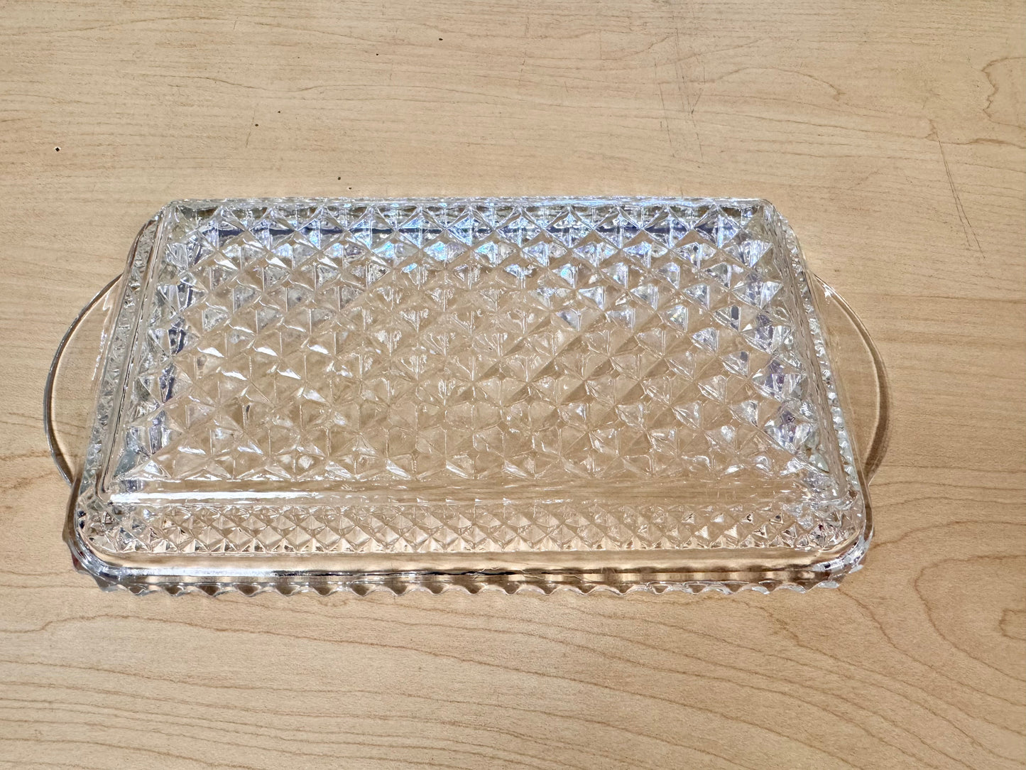 Wexford Pressed Glass Relish/Serving Tray