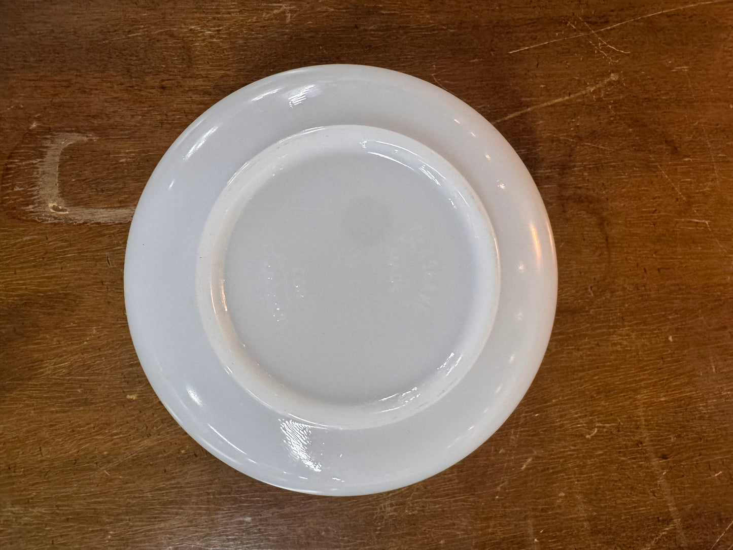 Vintage Glasbake Milk Glass Mixing Bowl