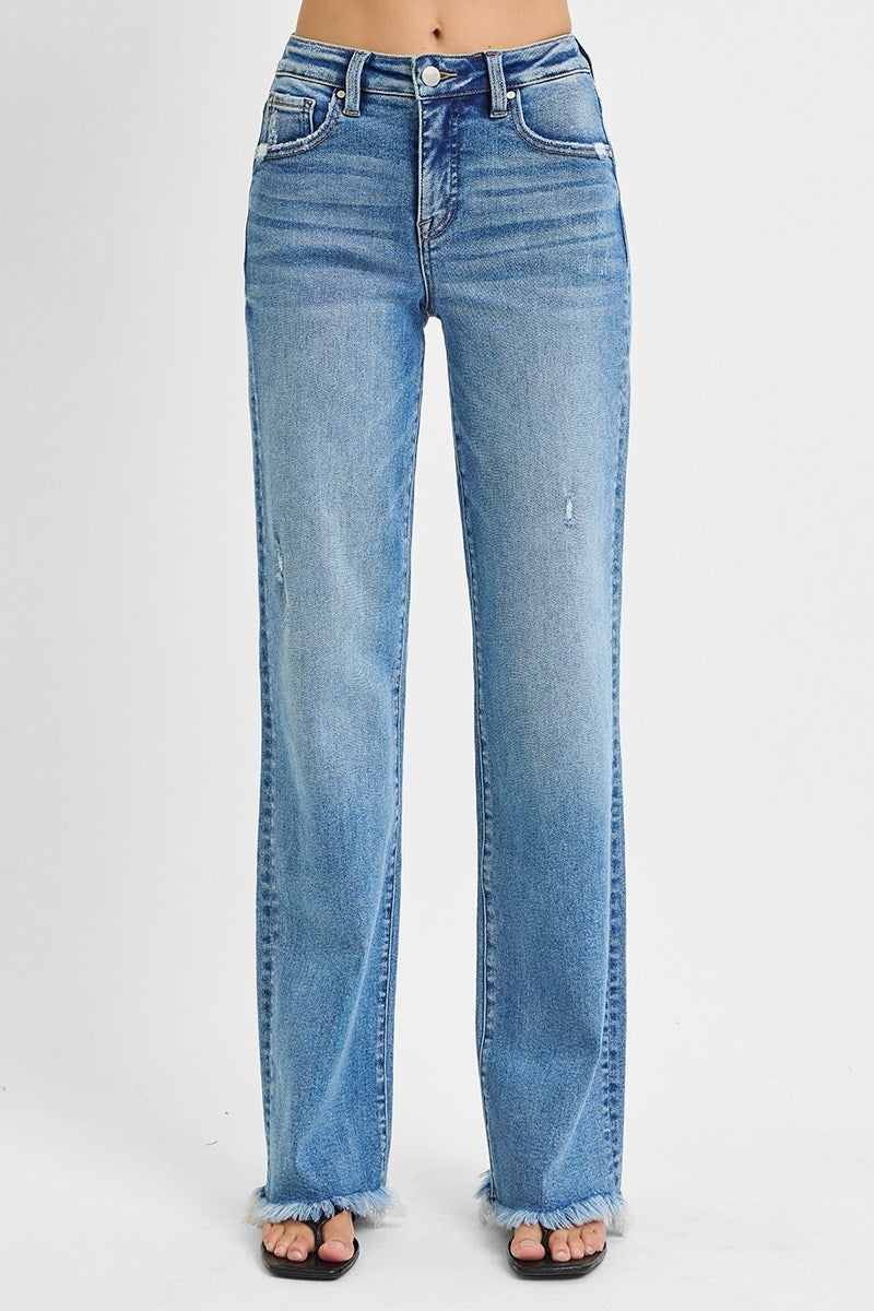 Long Straight Jeans