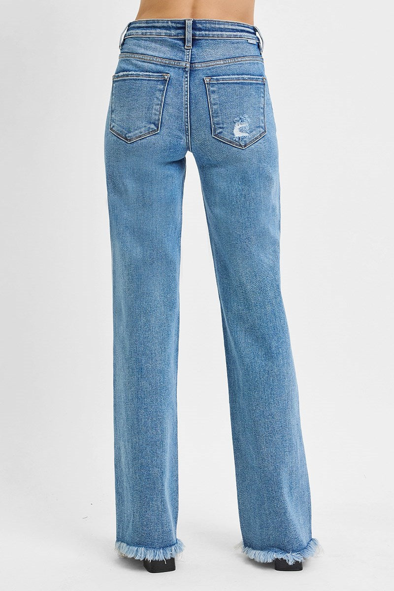 Long Straight Jeans