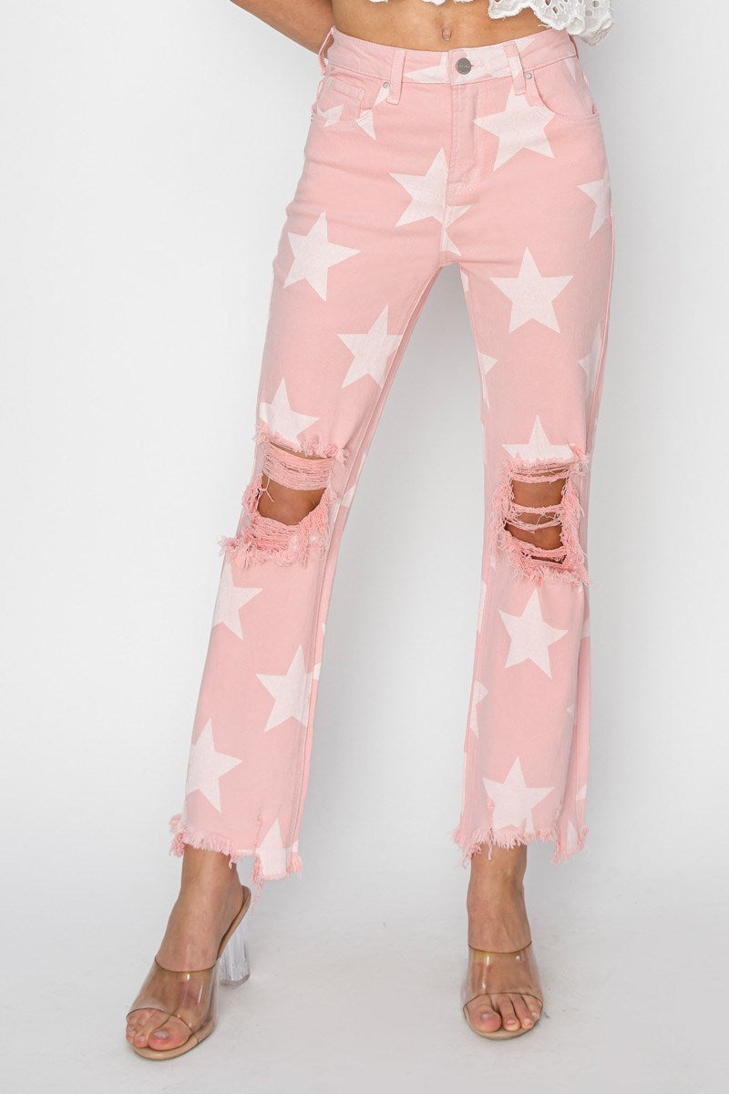 Pink Star Jeans