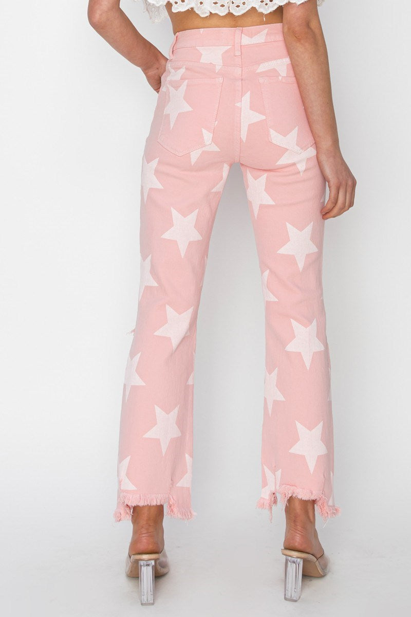 Pink Star Jeans