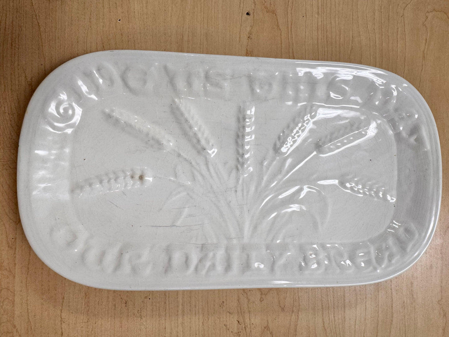 1960s Holland Mold Comp Daily Bread Platter