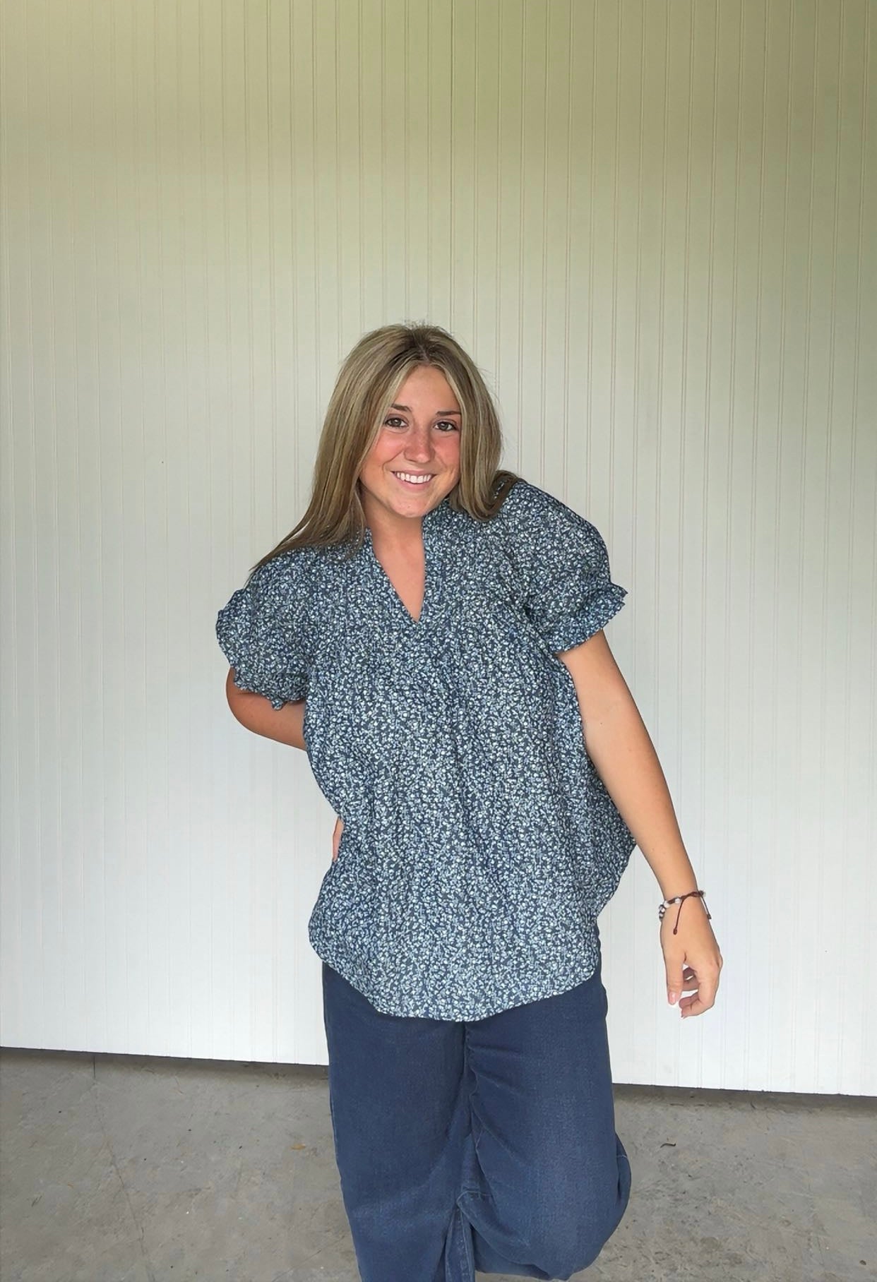 Blue Jean Babies Breath Top