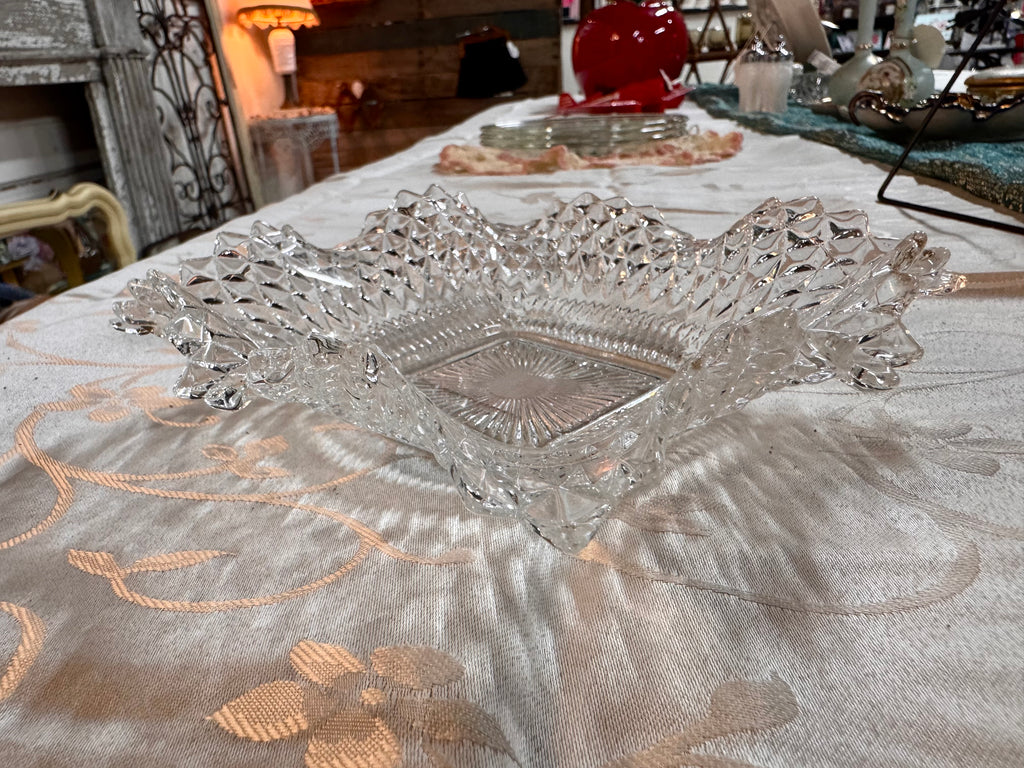 1960s Indiana Glass Company Pressed Dish
