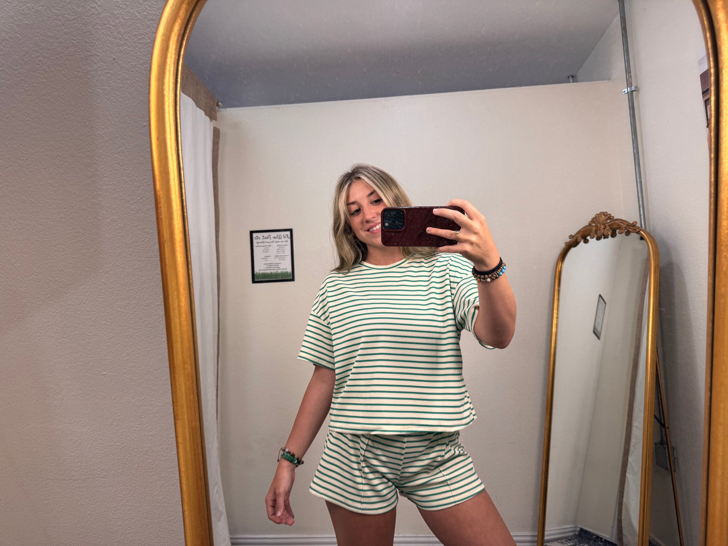 Drop Shoulder Short Set
