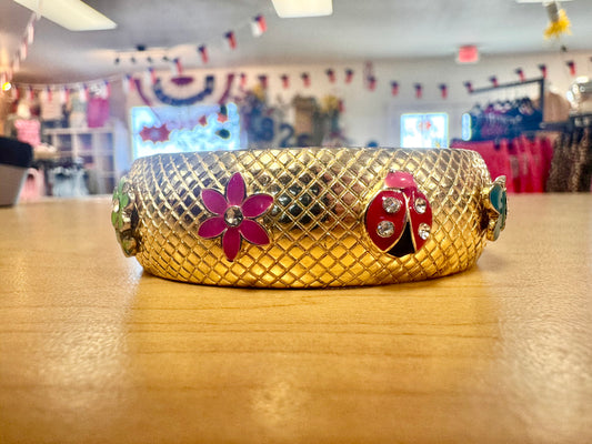 Vintage Gold-tone Bangle Bracelet