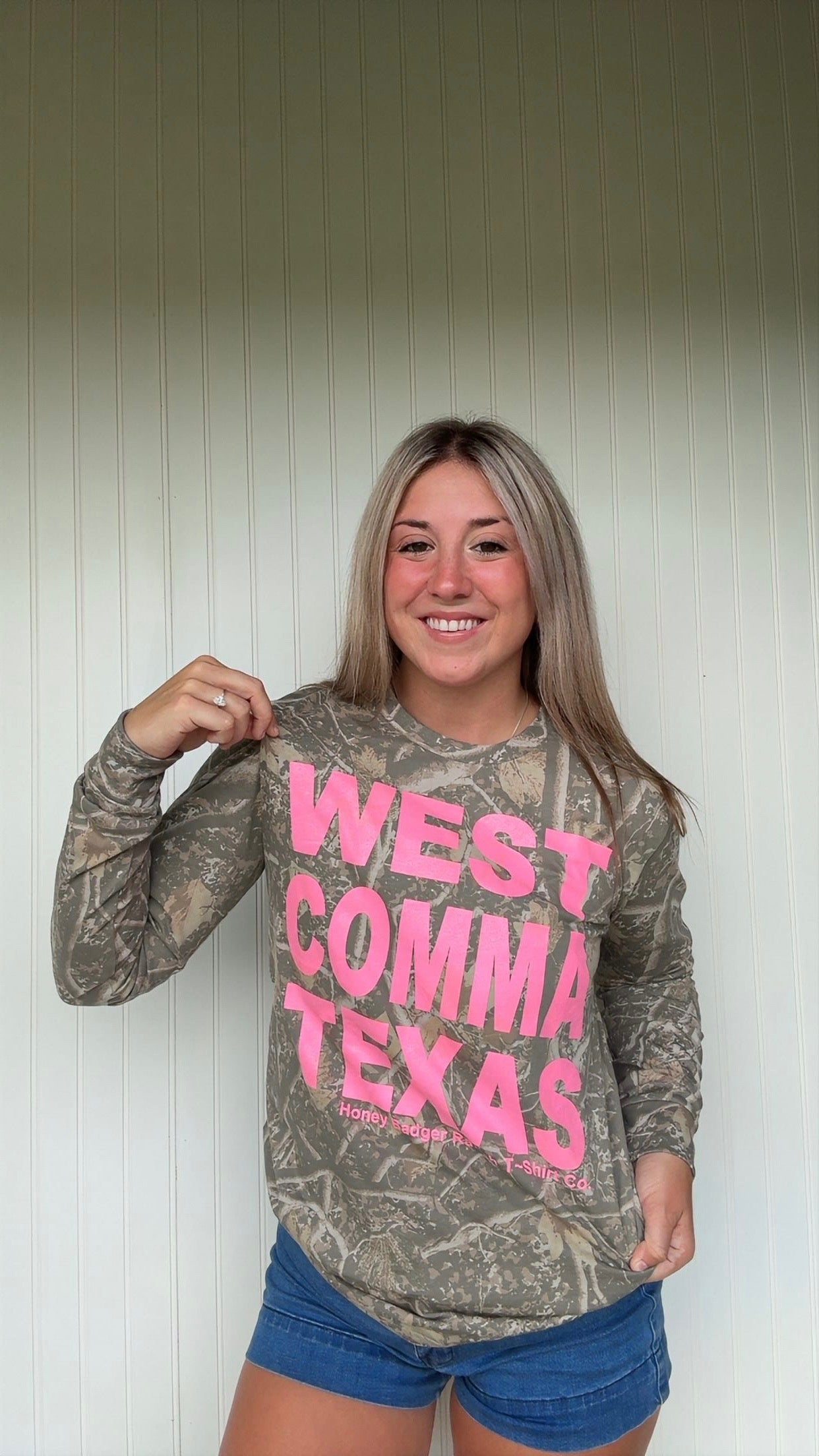 West Comma Long Sleeve Camo Tee