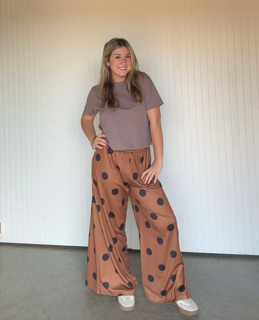 Polka Dot Casual Pant