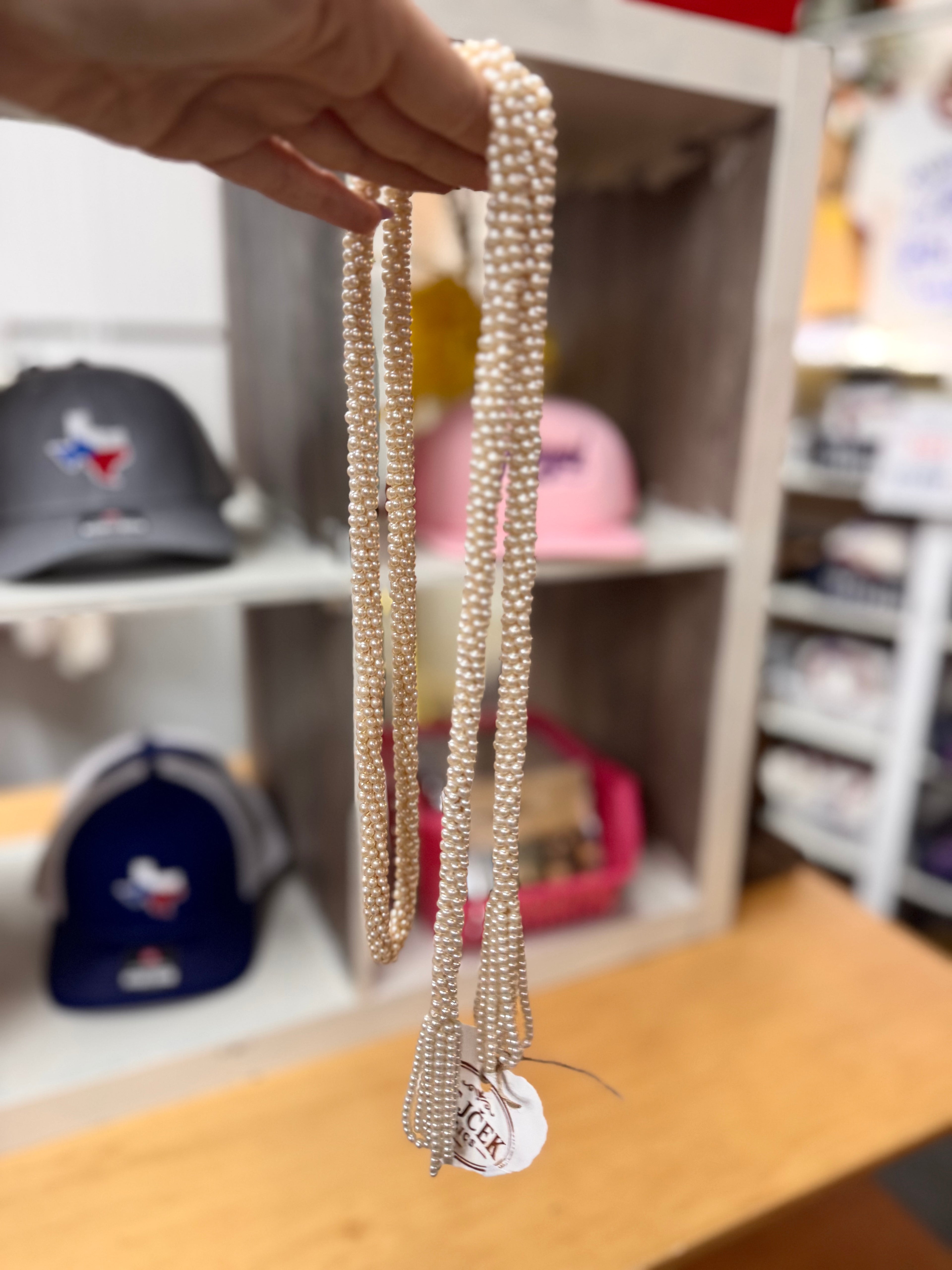 Antique 1920s Woven Flapper Necklace