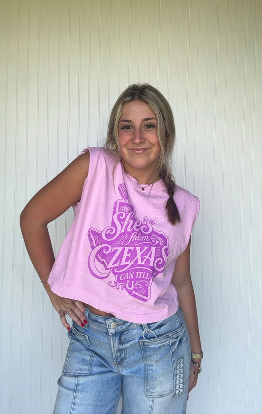 She's From Czexas Sleevless Woman's Tee