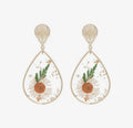 Pressed Flower Earring