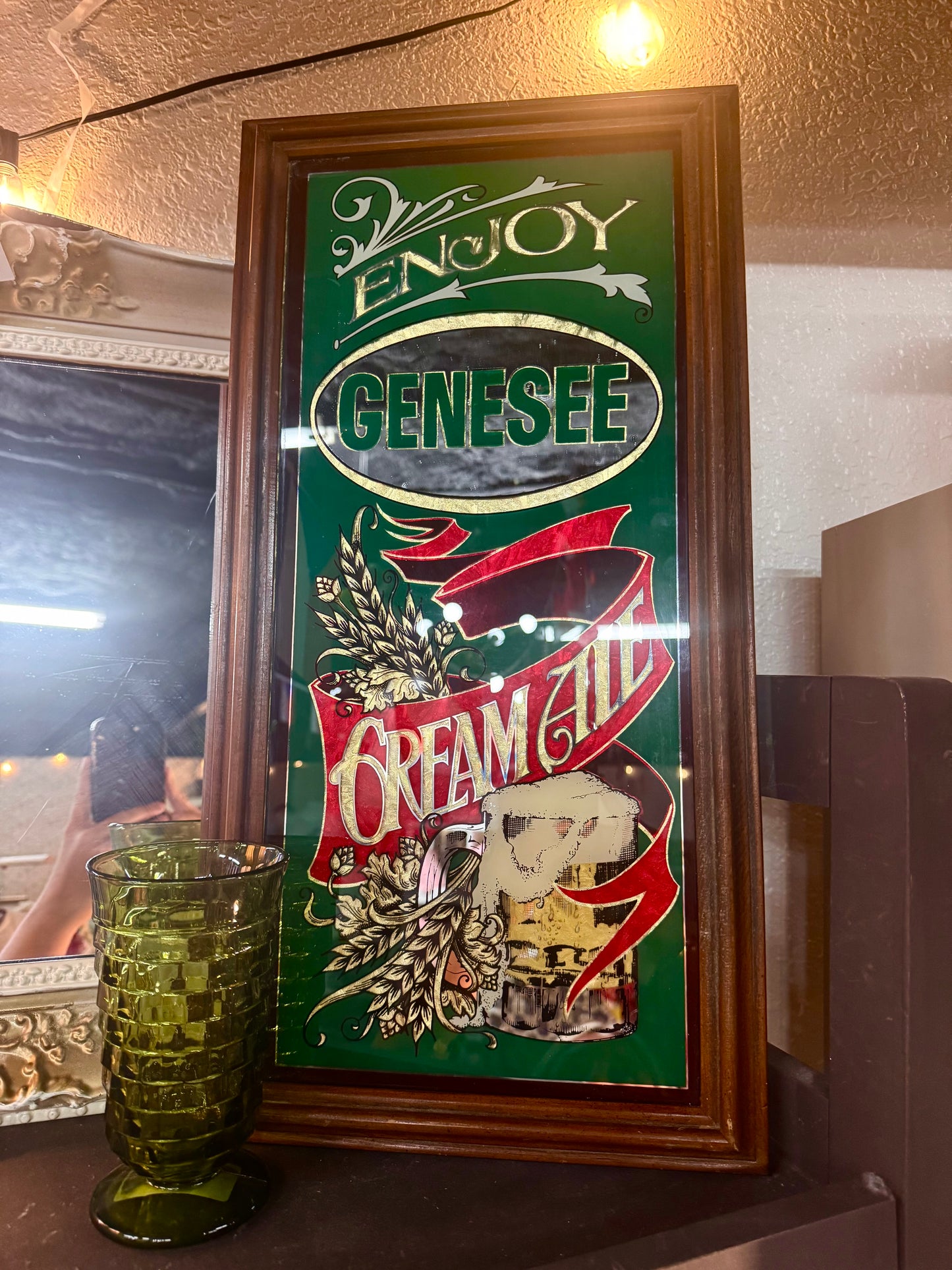 1970s Genesee Cream Ale Mirror