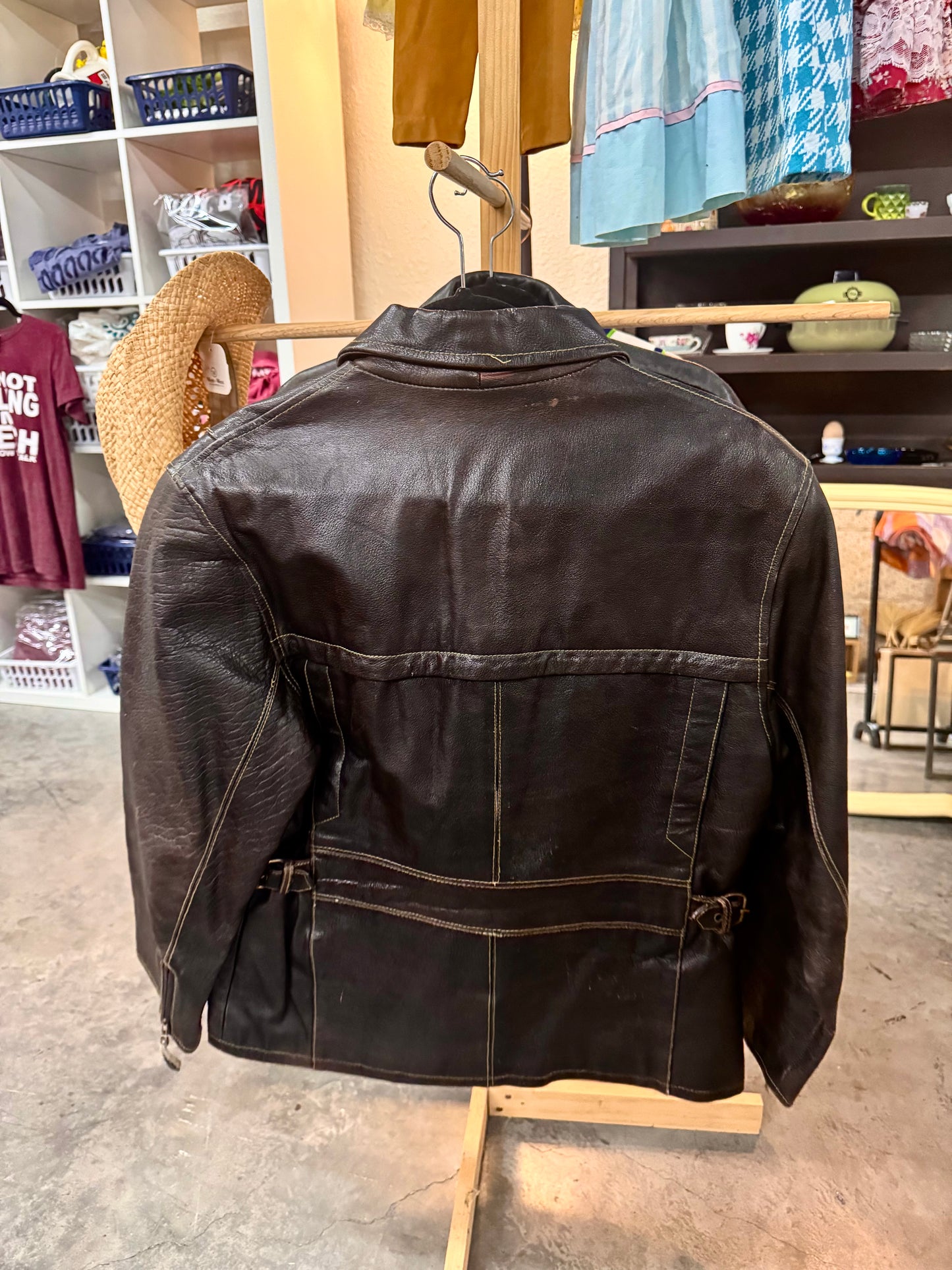 Vintage 90s Colebrook & Co Leather Jacket