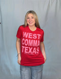 West Comma Texas Tee