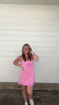 Crinkle Wash Mini Active Dress