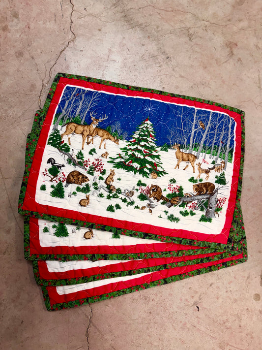 Cranston Print Works Quilt Placemat Set (4)