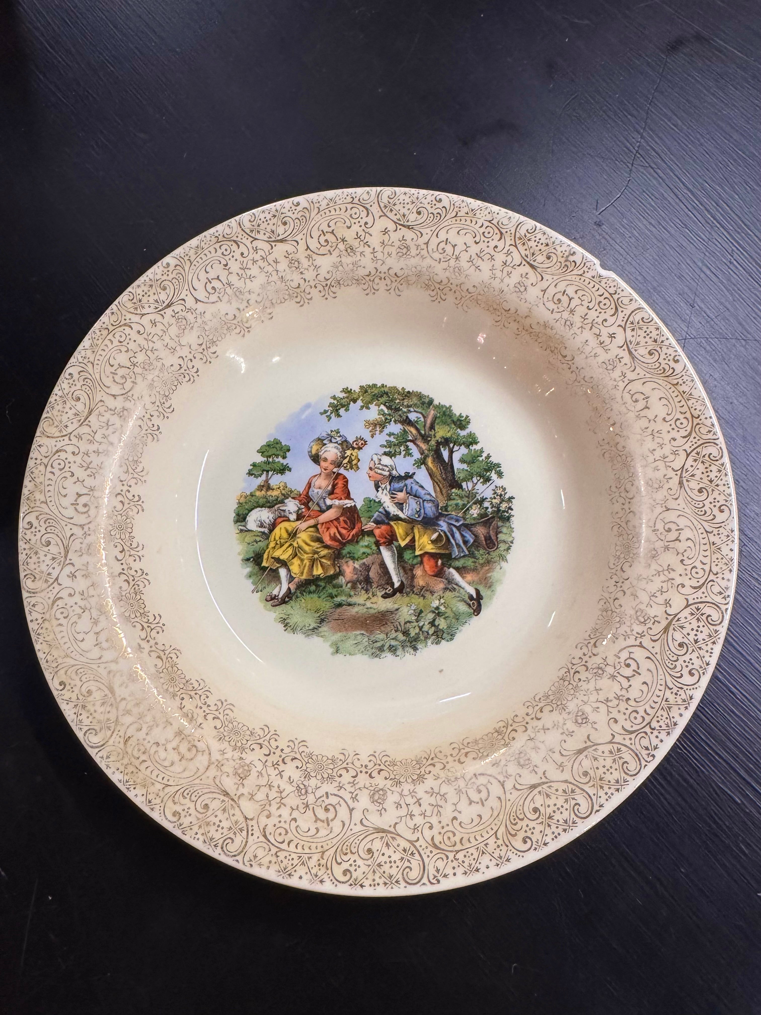 Royal China Inc. Colonial Gold Soup Bowl
