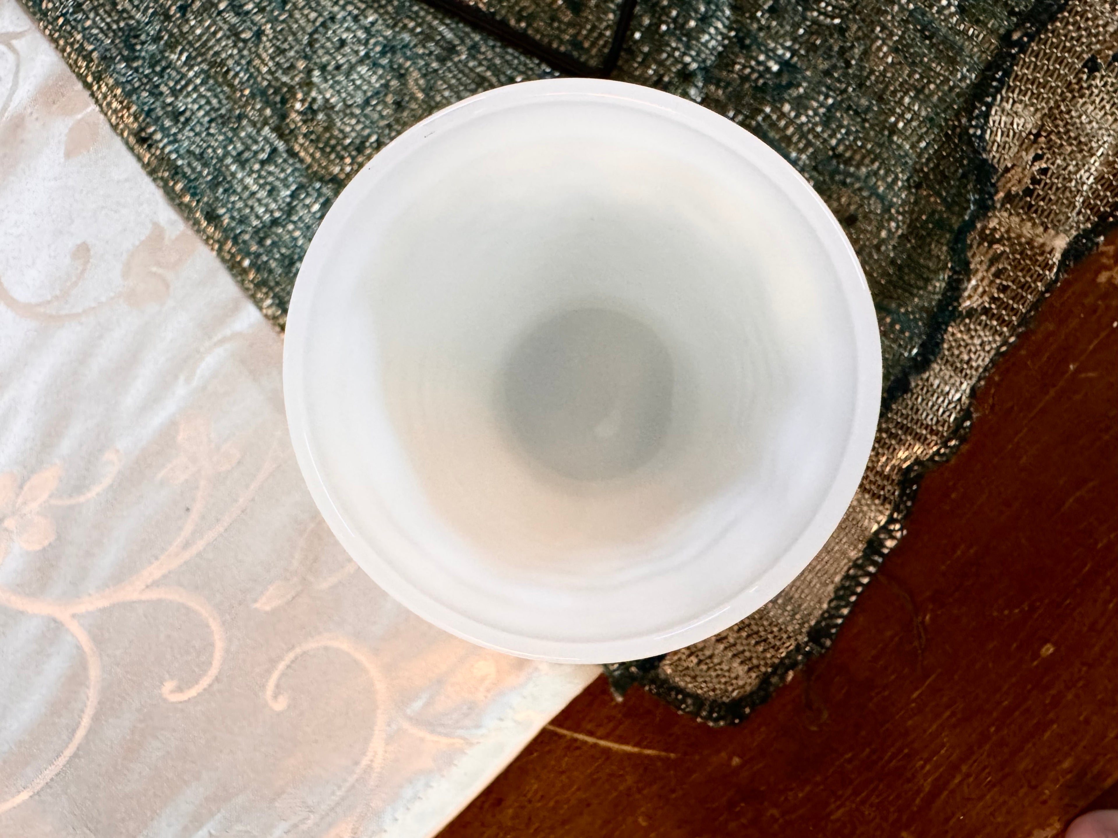 Anchor Hocking Milk Glass Hobnail Tumbler