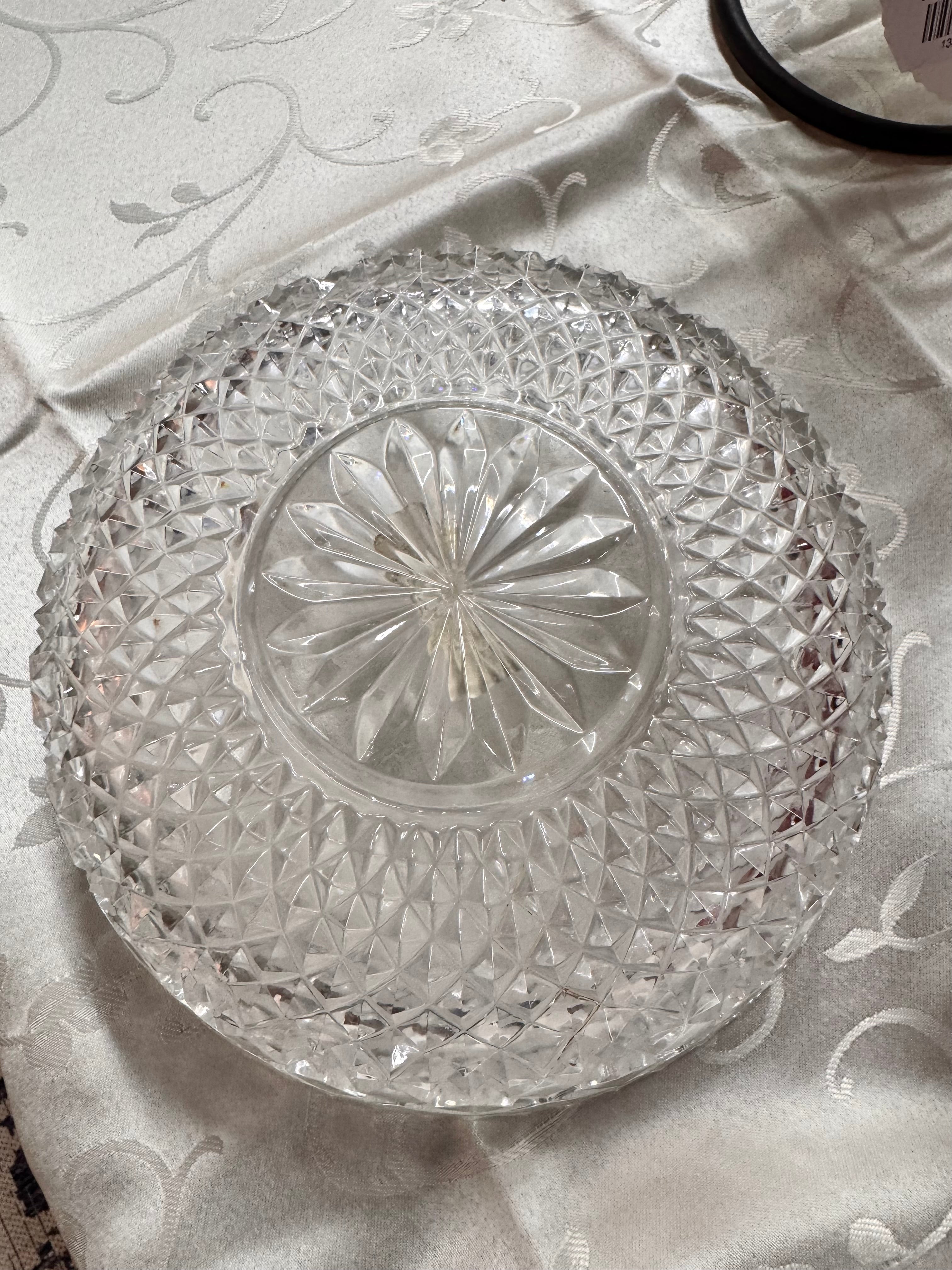 Czechoslovakia Hand-cut Bohemia Crystal Bowl