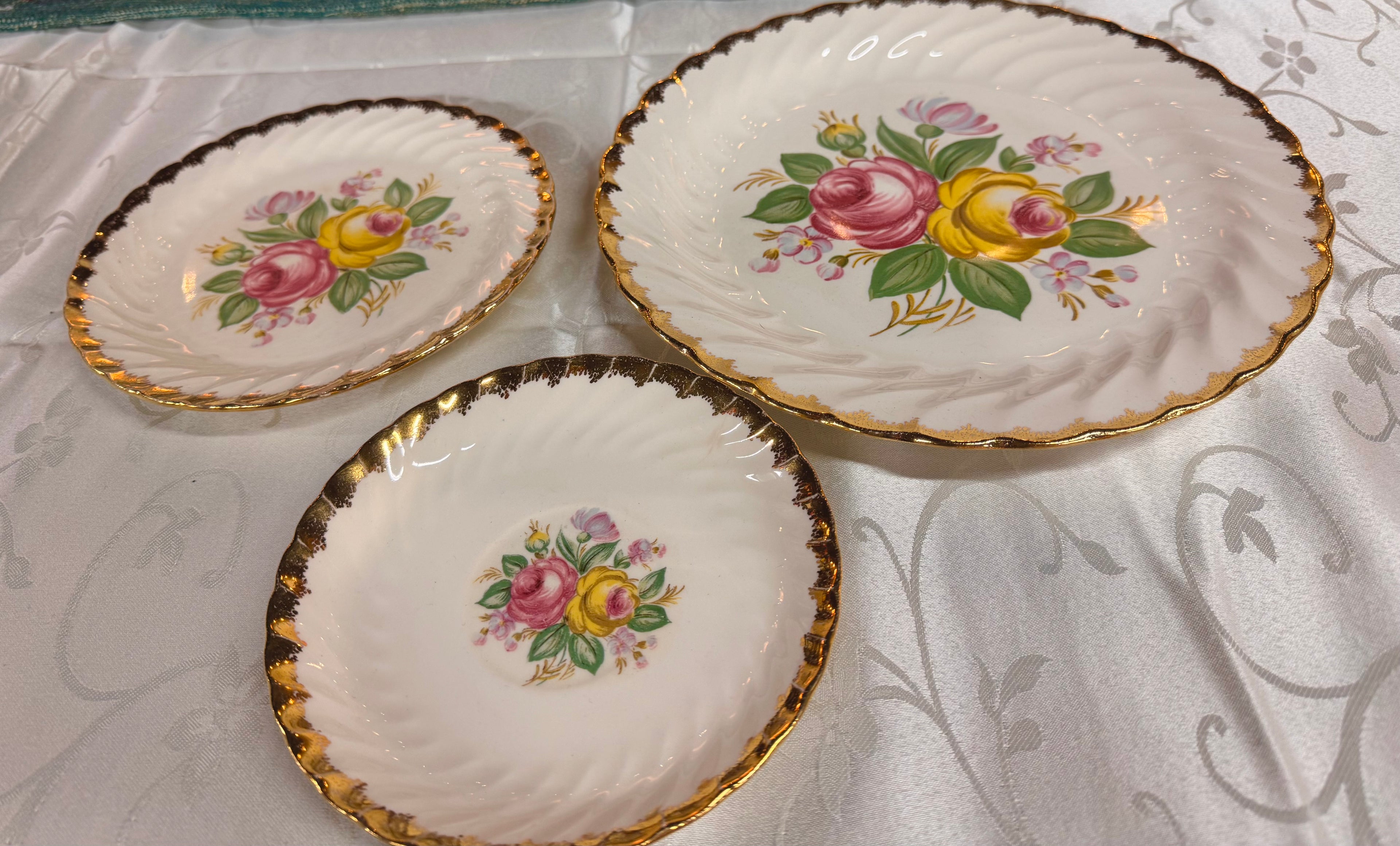22K Gold Quban Royal Dinner Plate