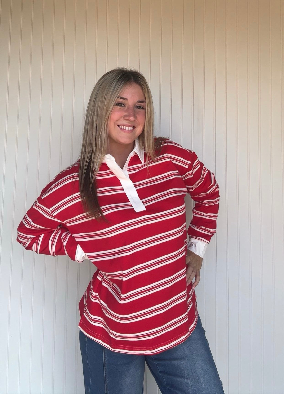 Oversized Rugby Pullover