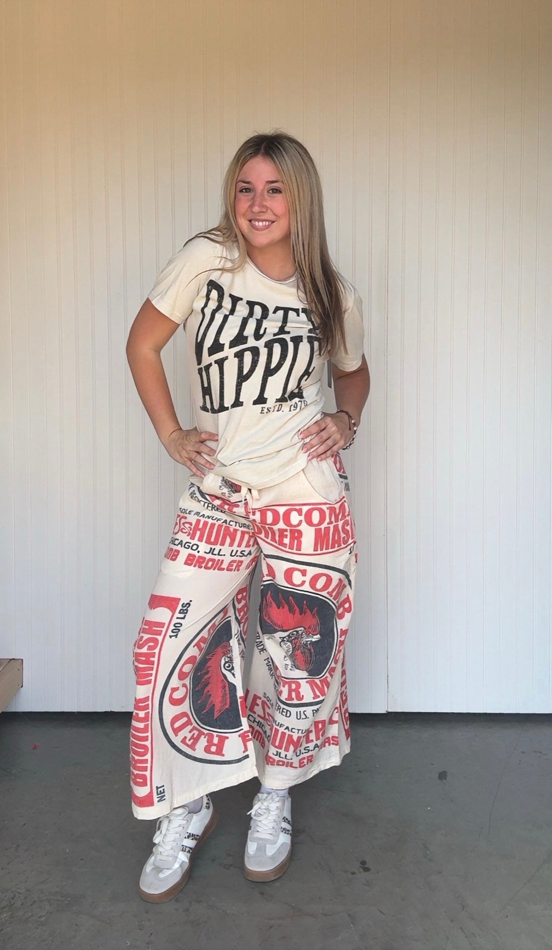 Here Comes The Rooster Cropped Pant