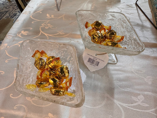 Indiana Glass Pineapple & Flora Compote