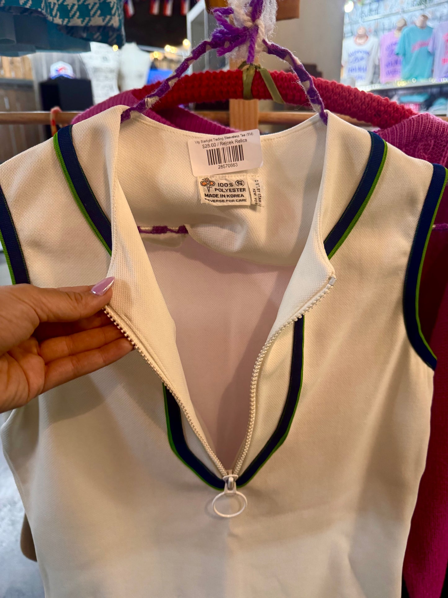 Vtg Starlight Trading Sleeveless Tee (SM)