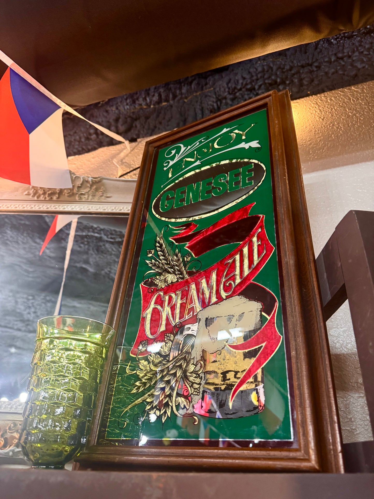 1970s Genesee Cream Ale Mirror