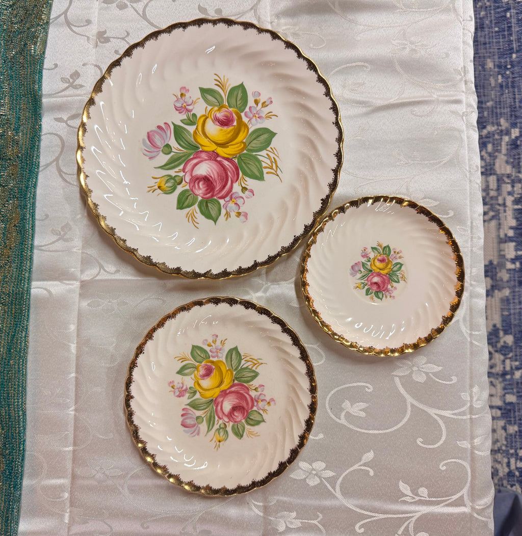 22K Gold Quban Royal Dinner Plate