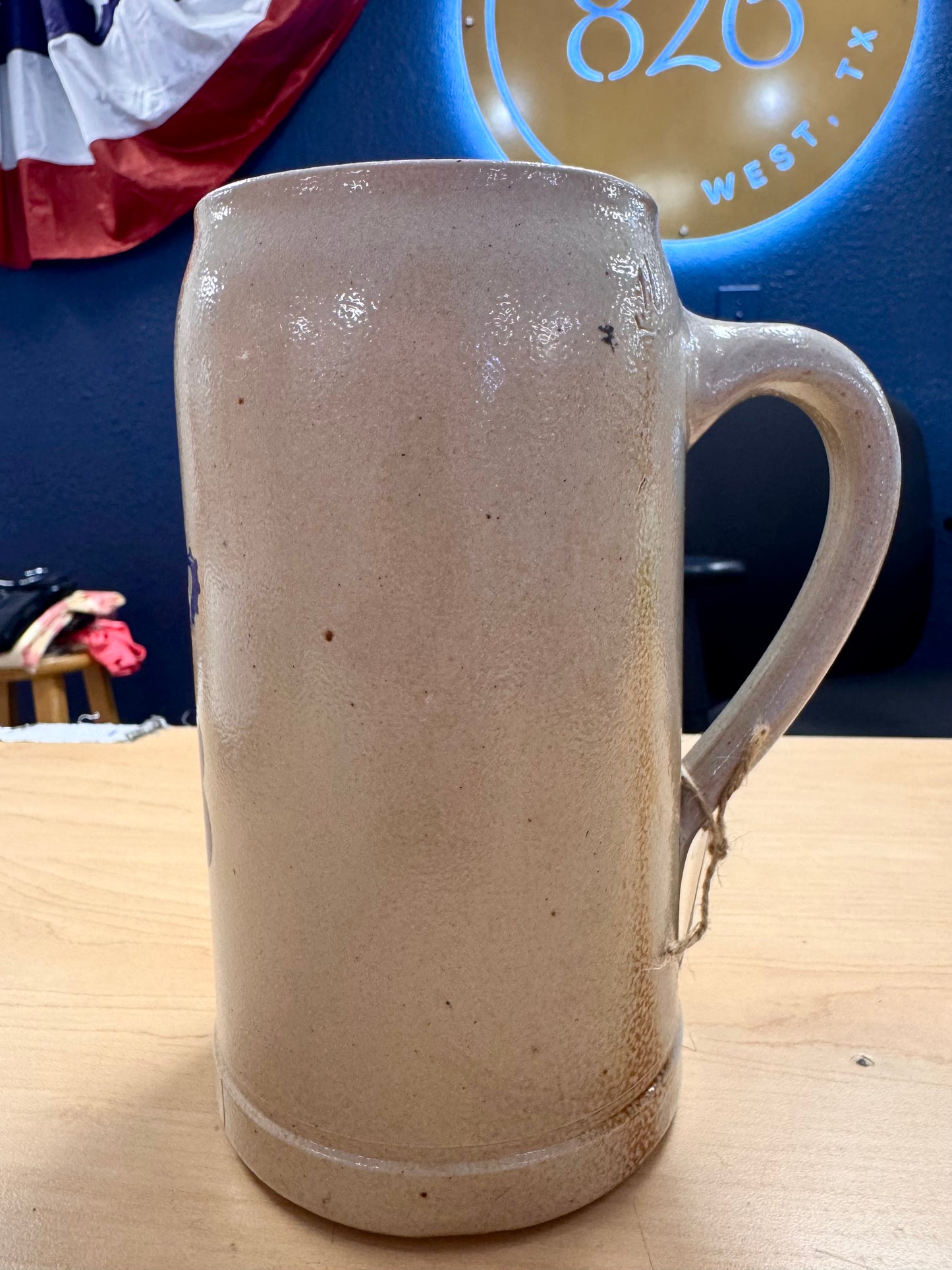 1 Liter Stoneware Salt-glazed Beer Stein