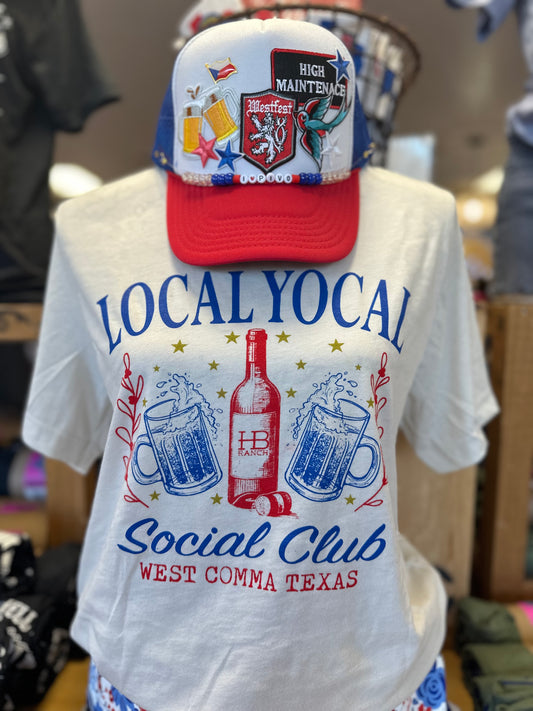 Local Yocal racerback tank