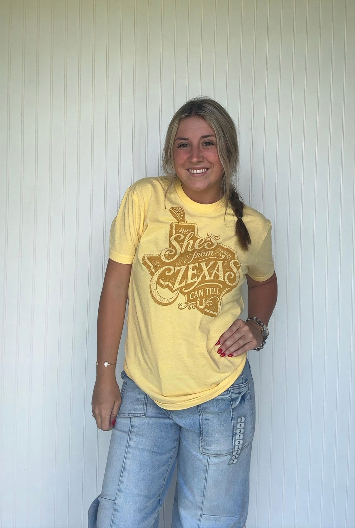 She's From Czexas Tone On Tone Lightweight Tee