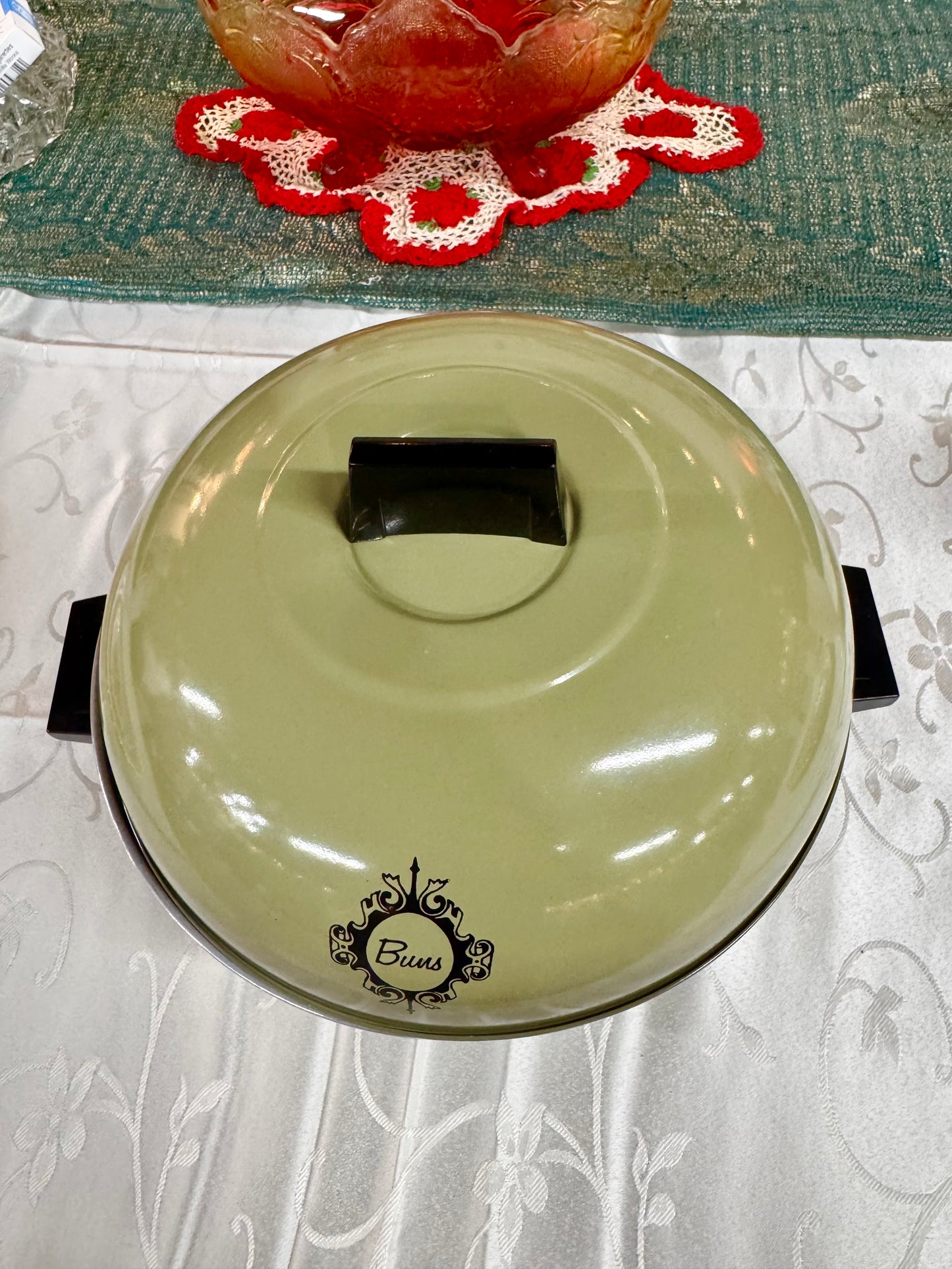 Retro Aluminum Bun/Bread Warmer