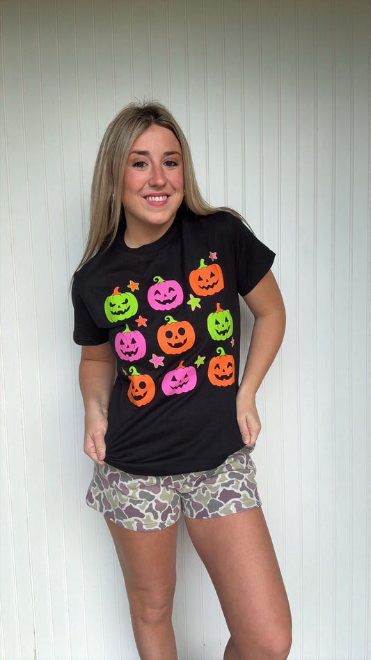 Neon Pumpkin Tee
