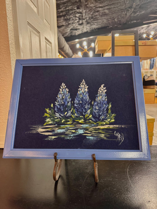 Original Hand-painted Bluebonnet Painting
