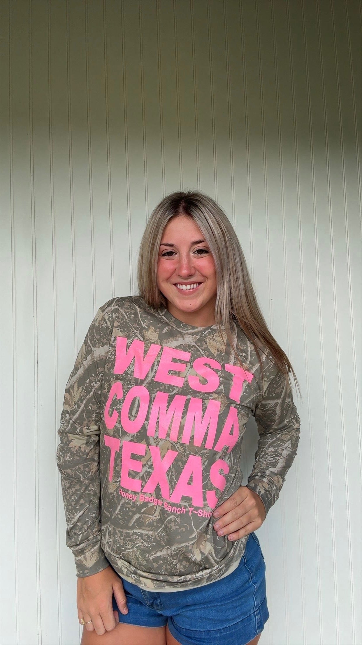 West Comma Long Sleeve Camo Tee