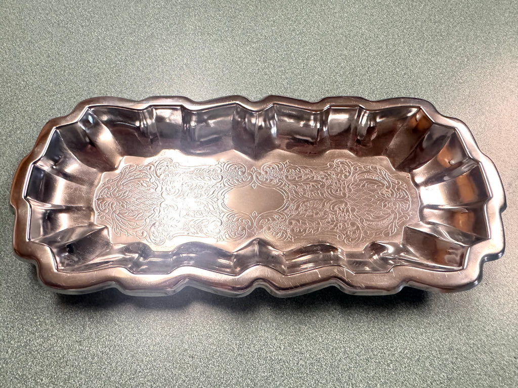 Silver English Chippendale Hostess Tray
