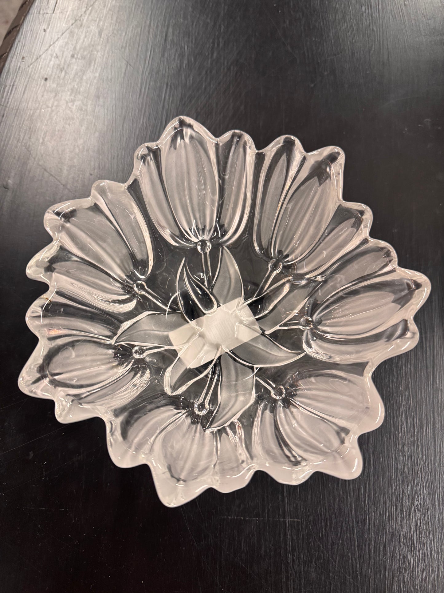 Walther Frosted Crystal Tulip Bowl