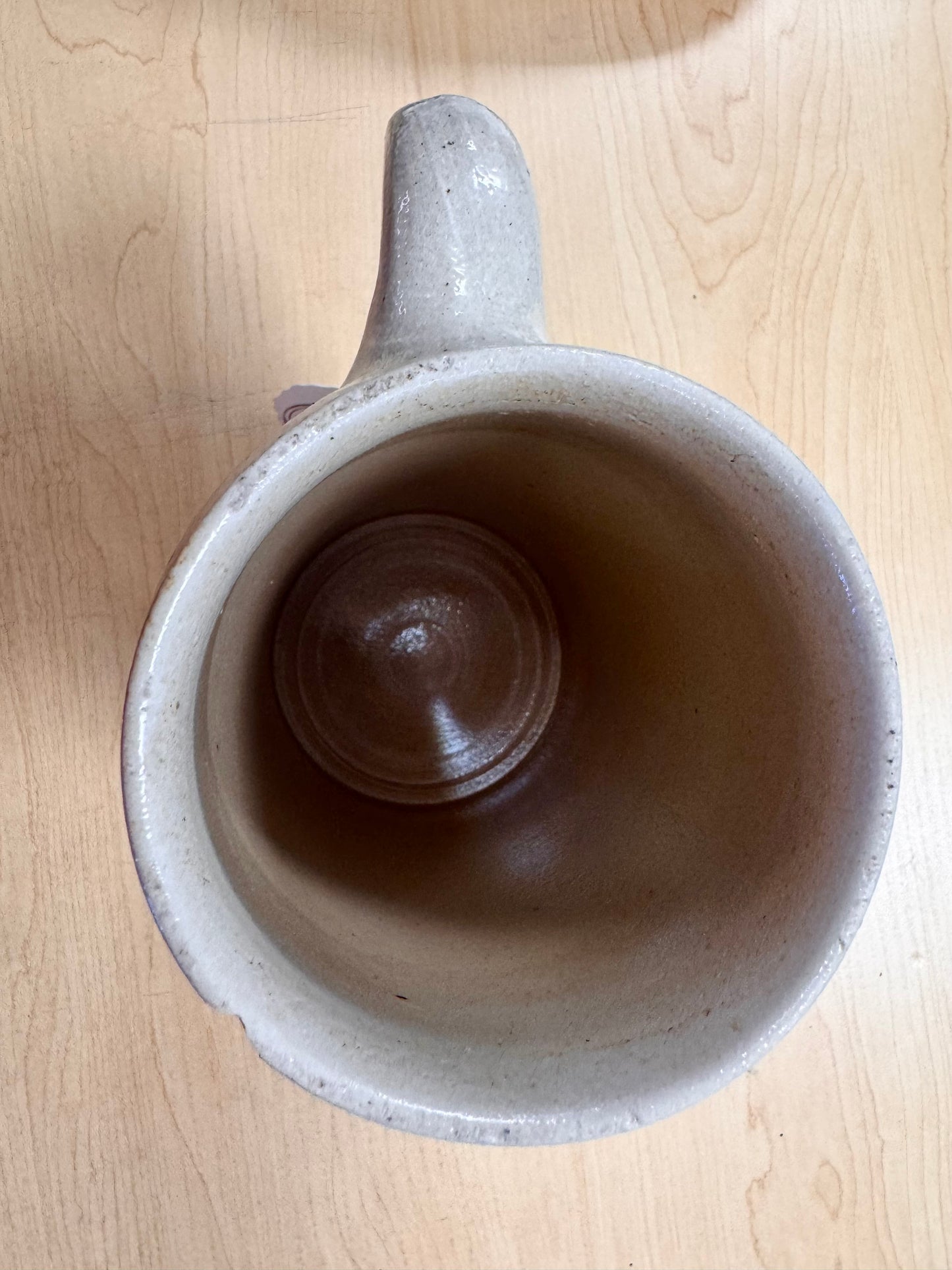 1 Liter Stoneware Salt-glazed Beer Stein
