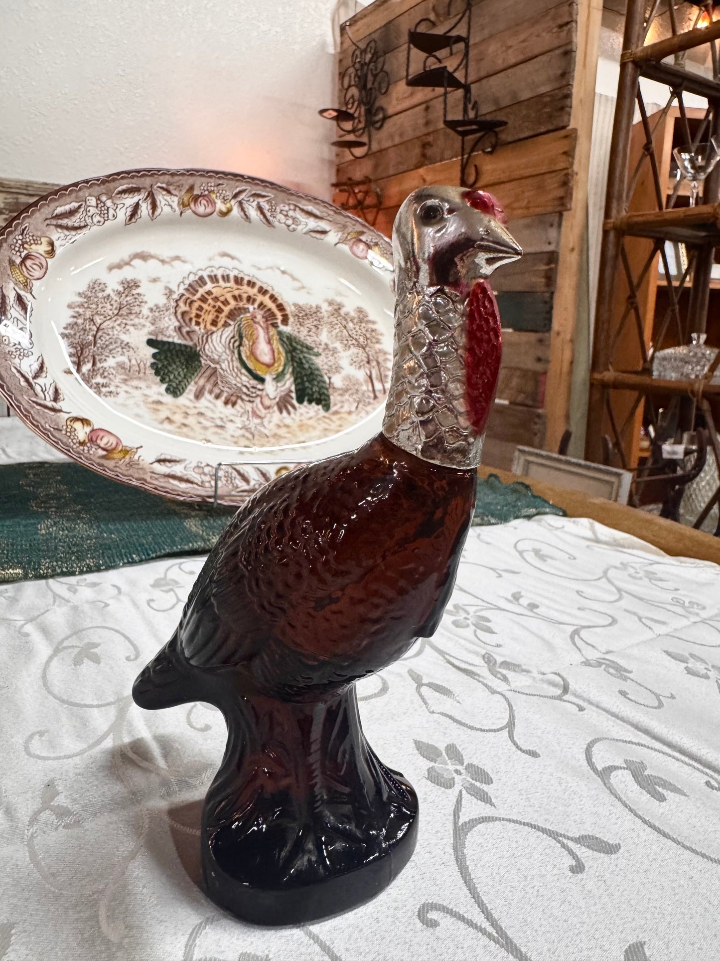 Avon Wild Turkey Cologne/After Shave Decanter