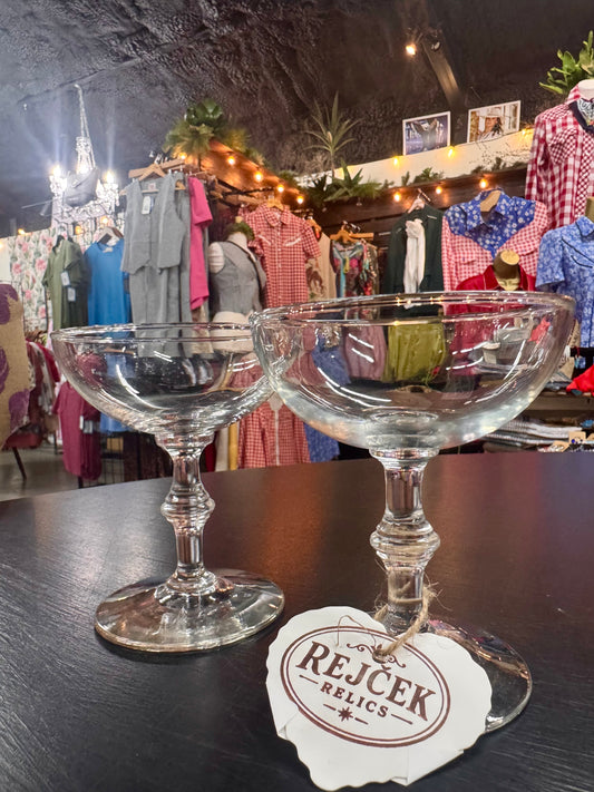 Libbey Georgian Champagne Coupe Glass Set