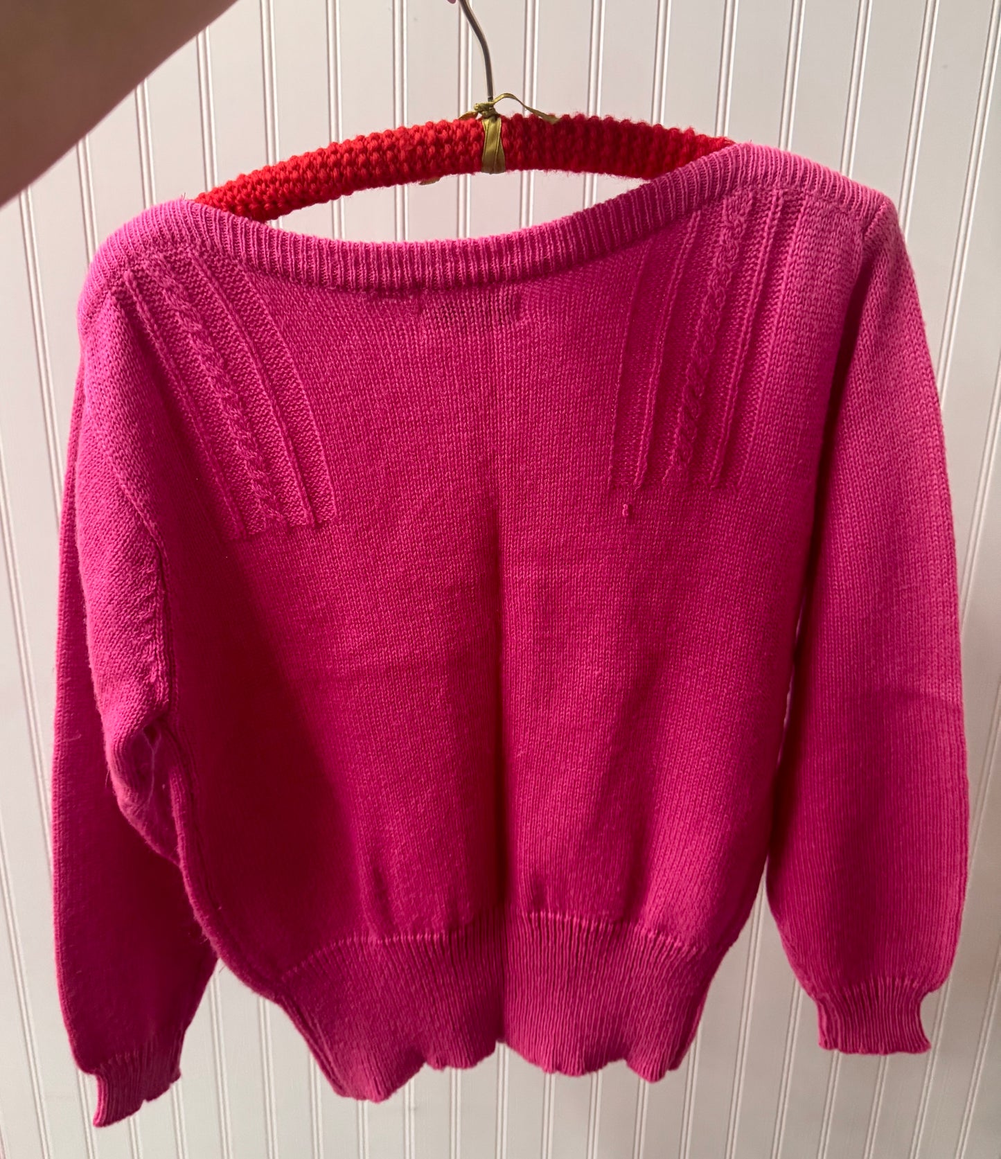 Vtg Hunters Glen Cable Knit Pullover Sweater