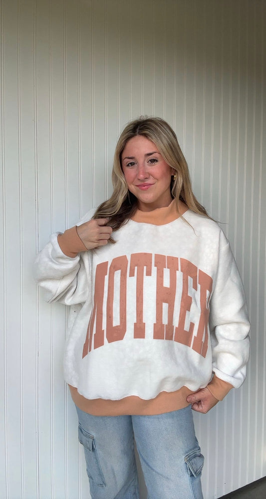 Reversible Mock Neck Mother/ Deer
