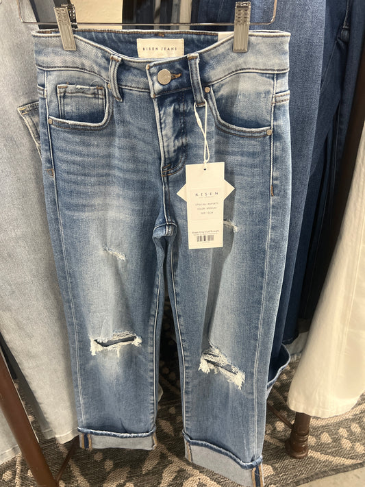 Risen Crop Cuff Straight