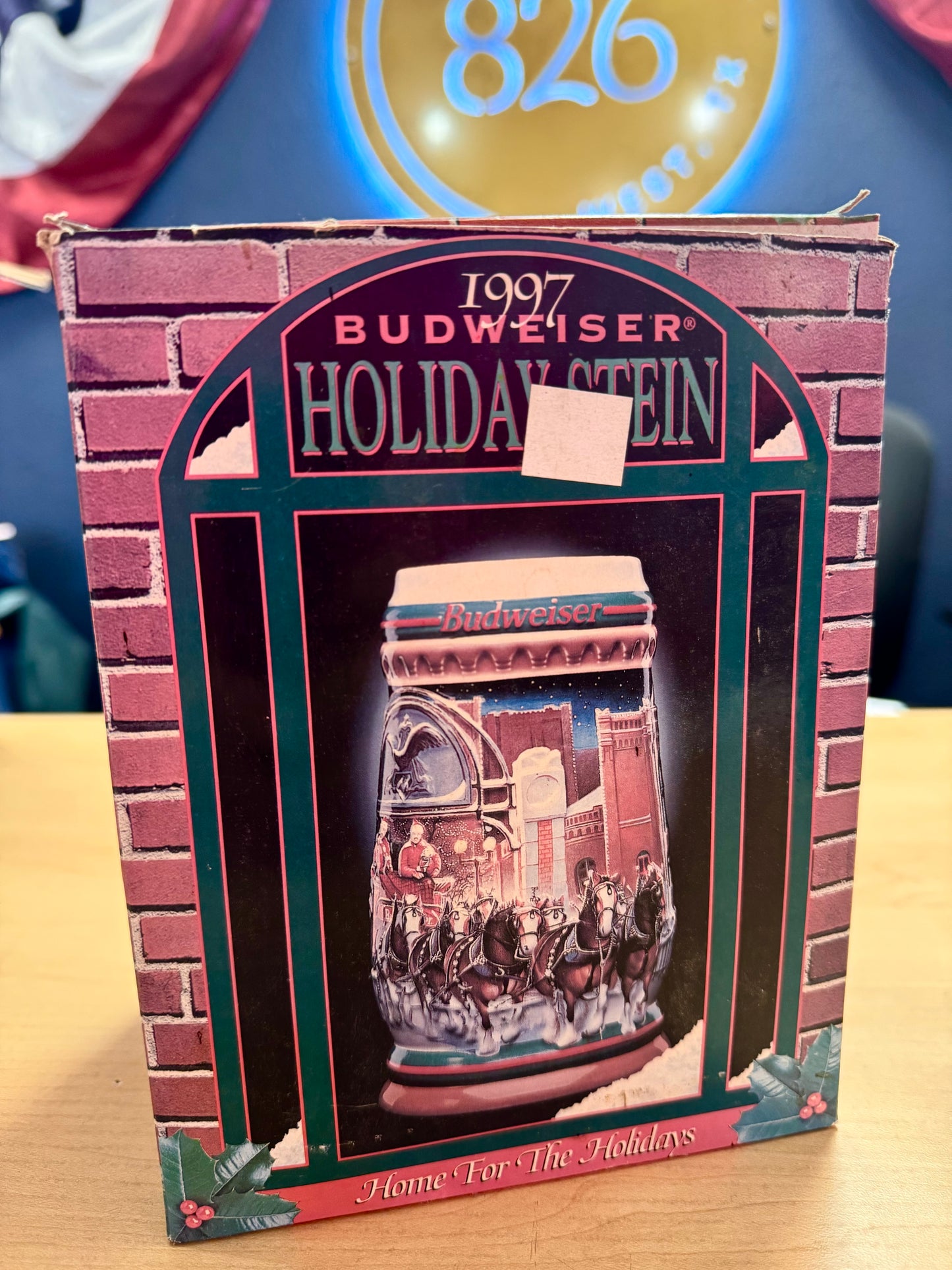 1997 Budweiser Home for the Holidays Stein